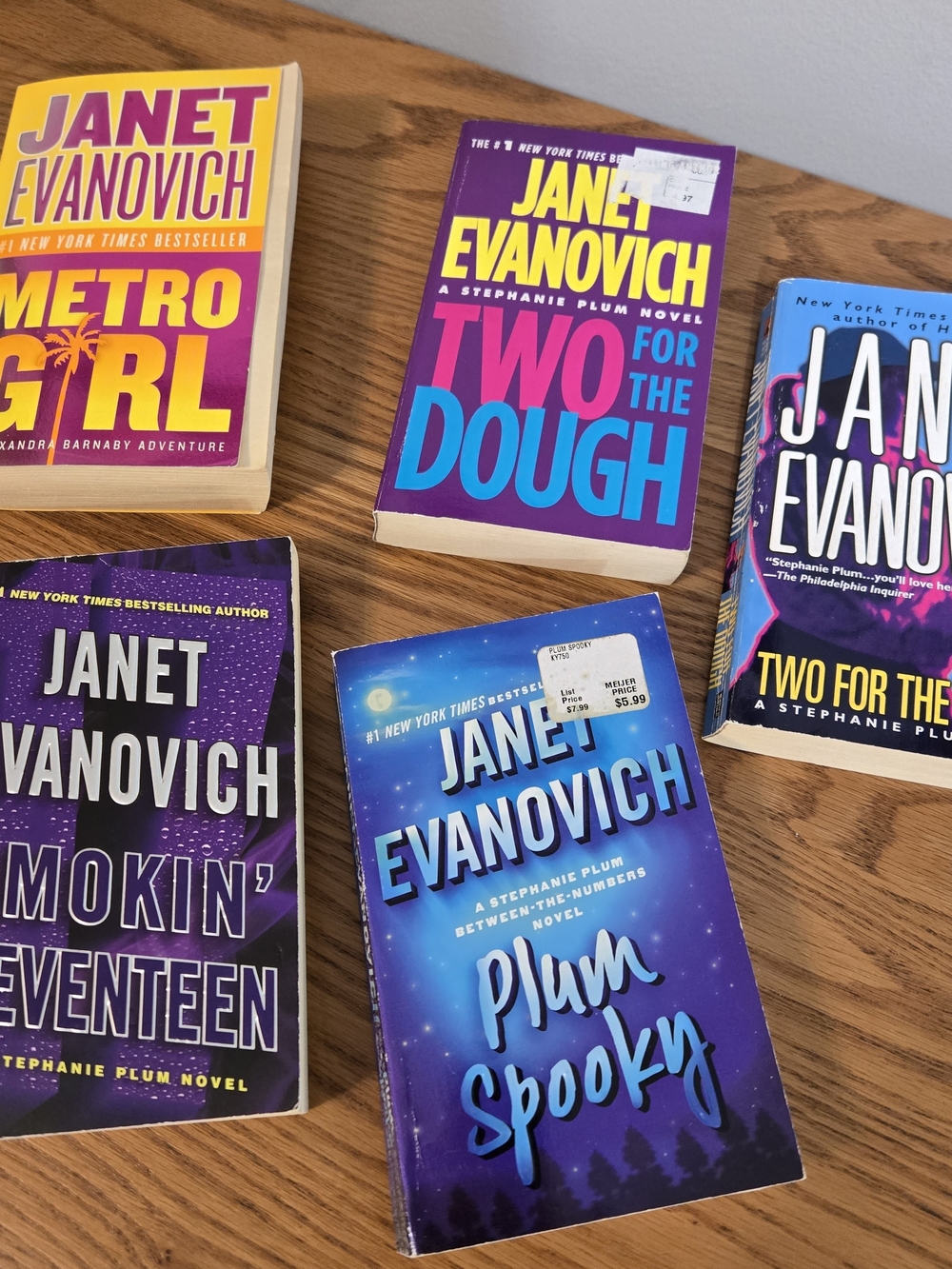 Janet Evanovich Mystery Paperback 5 Book Bundle Stephanie Plum